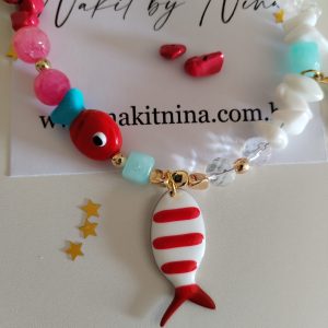 Ogrlica morski motivi - Ribice